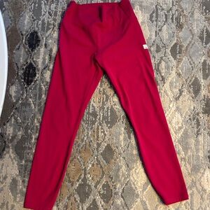 Vuori Cherry Red Leggings